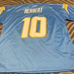 NFL chargers Herbert jersey. 2XL